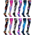 Galaxy Paper Print Tights Multicolor Assorted OSFM
